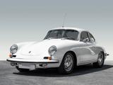 Porsche 356 B T6 Coupe Königswelle - weiße Porsche 356