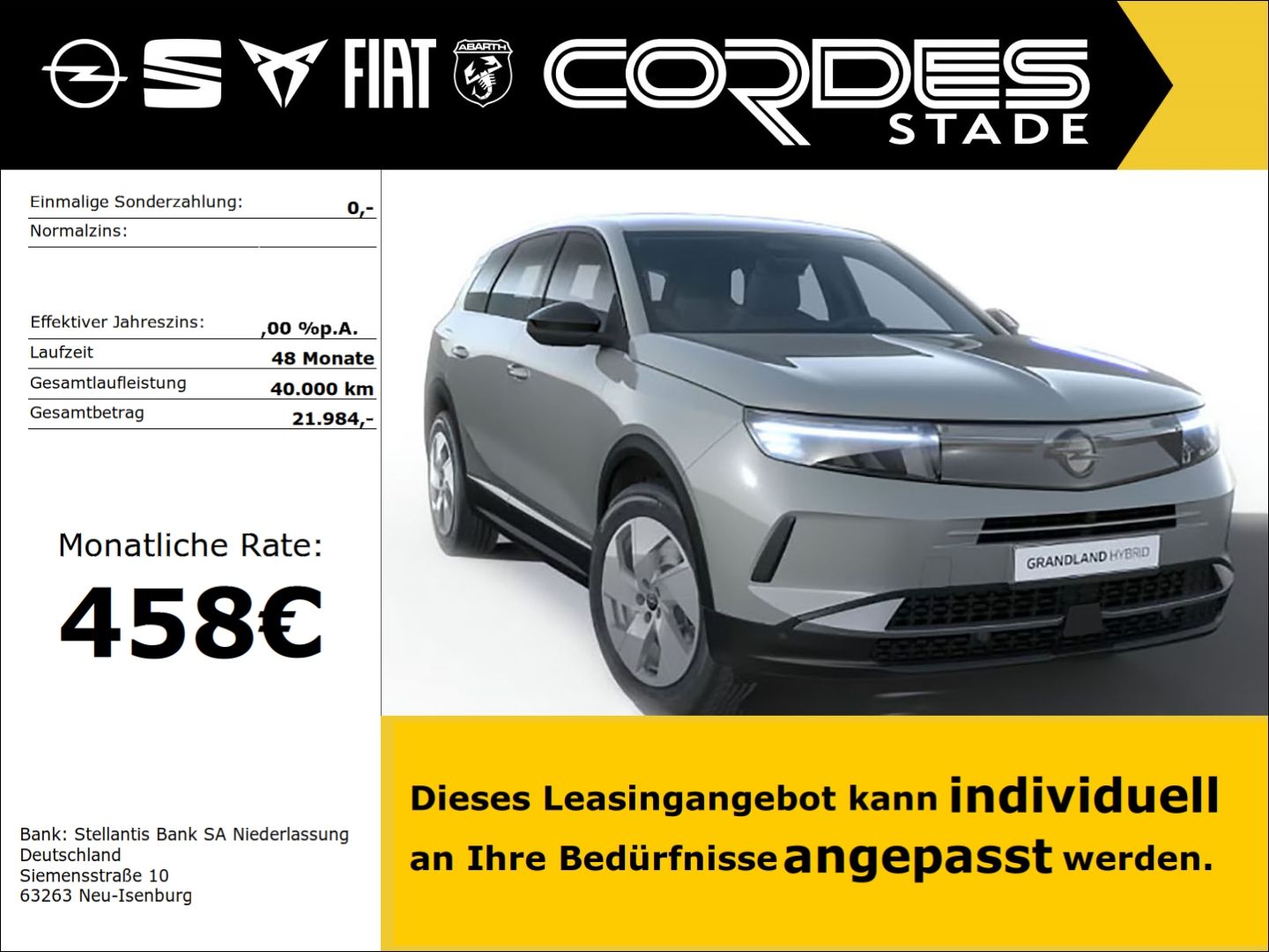 Opel Grandland Electric Ultimate 360 Kamera HUD 4x4, 