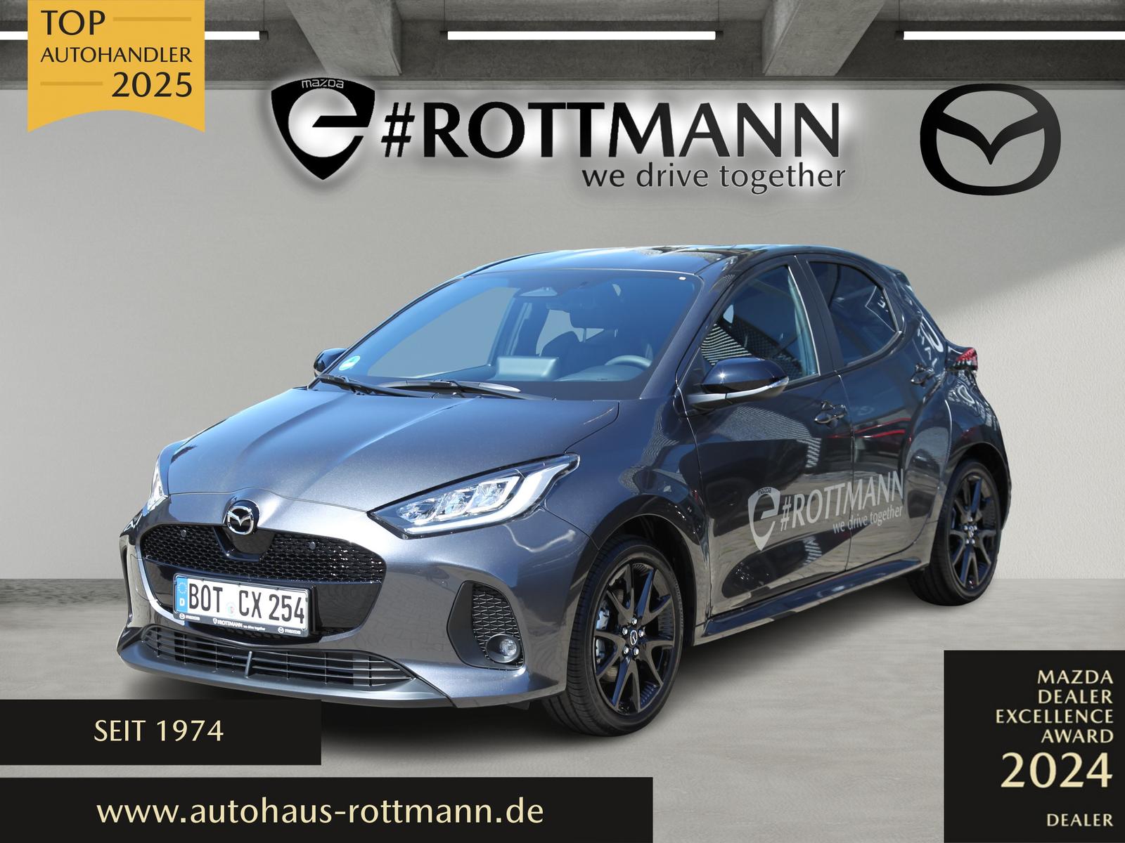 Mazda 2 Hybrid 1.5L VVT-i 116PS Aut. HOMURA SoMo ACC