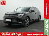 Volkswagen Tiguan 1.5 eTSI DSG Elegance AHK PANO NAVI ALU19 - mit Benzin-Antrieb: Schwarz, Panorama-Dach, Geländewagen