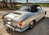 Volkswagen Karmann Ghia Cabrio, silber, voll fahrtüchtig - Volkswagen Karmann Ghia mit Benzin-Antrieb: Cabrio