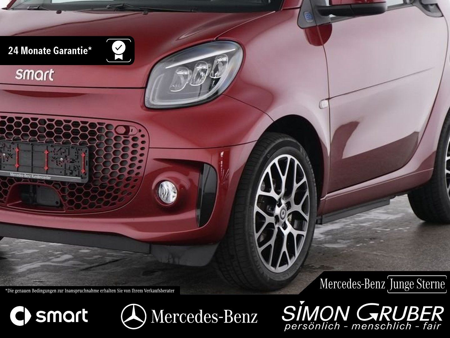 Fahrzeugabbildung Smart smart fortwo EQ Cabrio Excl. Leder Carbon 22KW