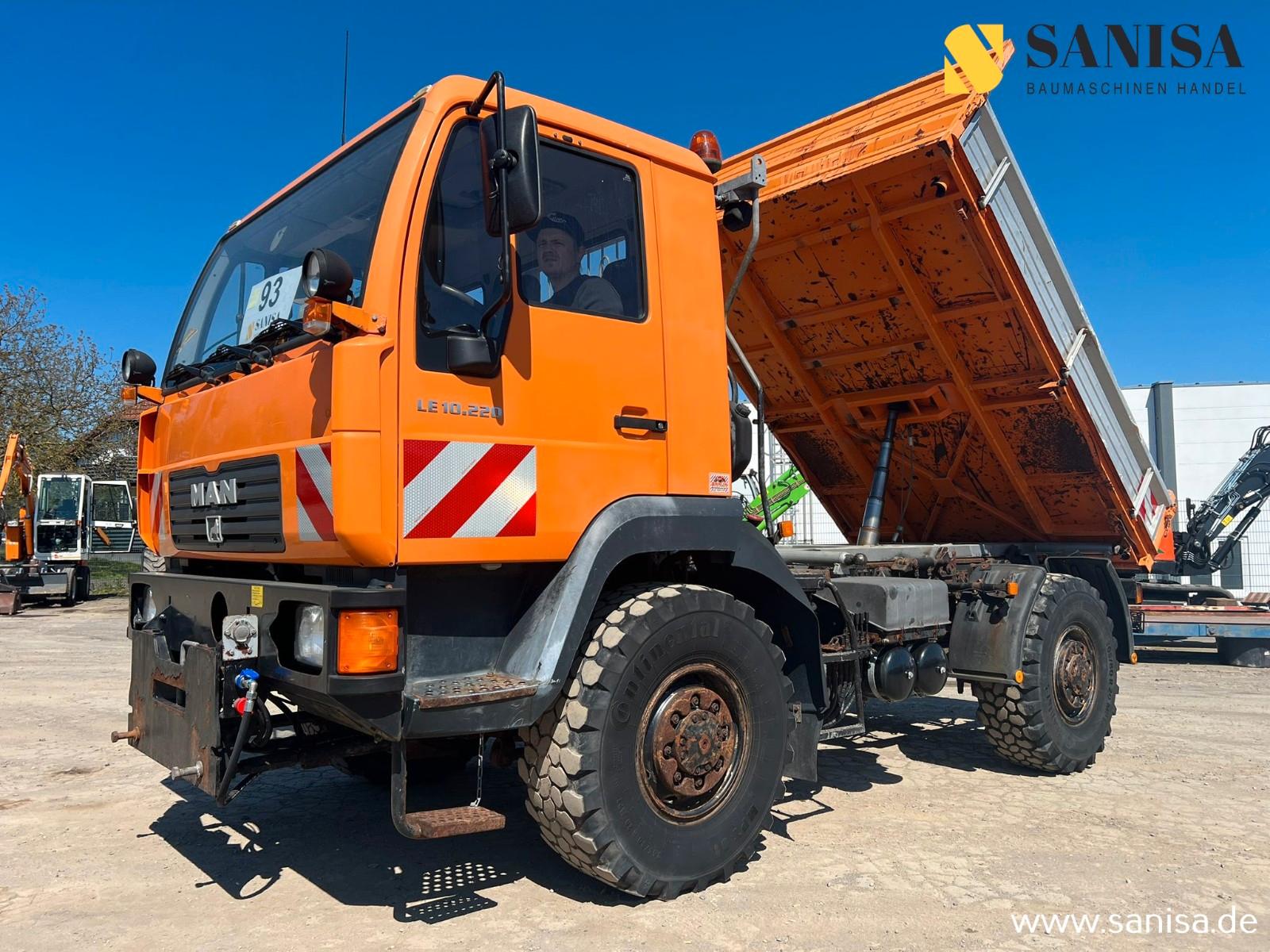 MAN LE 10.220/3. S-Kipper/Streuer/Pflug/4x4/Allrad