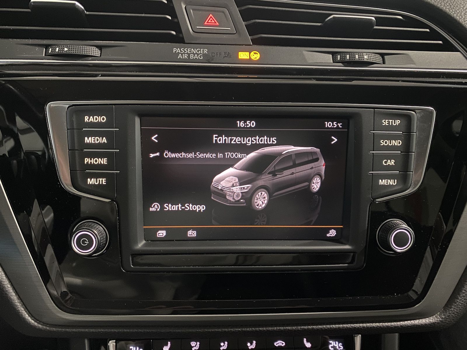 Fahrzeugabbildung Volkswagen Touran 1.6 Tdi Comfortline/7-Sitzer/AHK/SH/