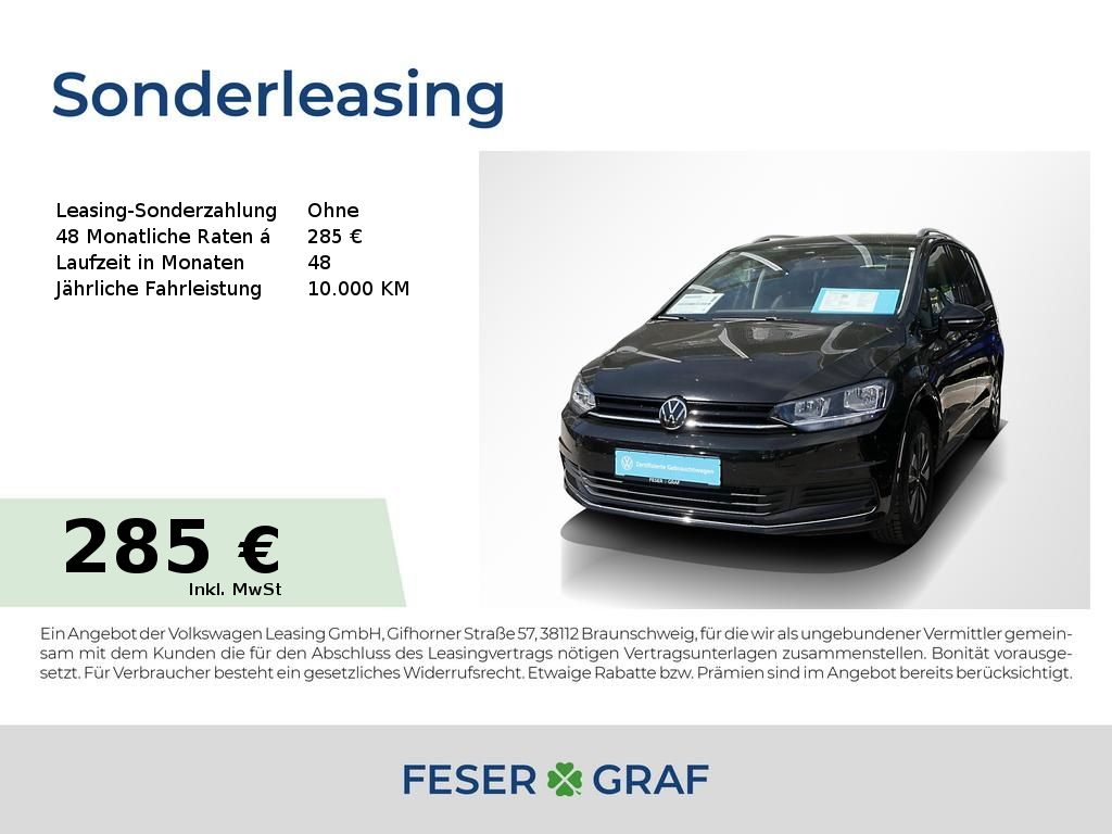 Volkswagen Touran 1.5 TSI Goal 7Si ACC Navi RüKa Sitzh. 16"
