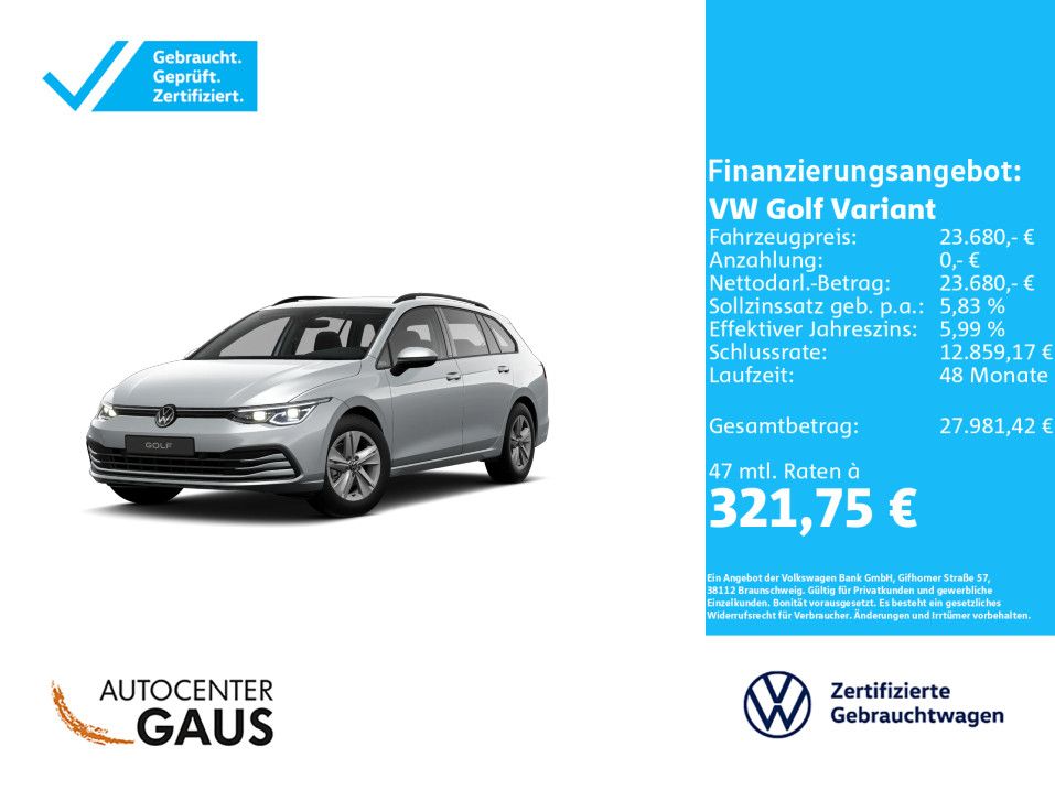Golf VIII Variant Life 1.5 eTSI Navi*ACC*