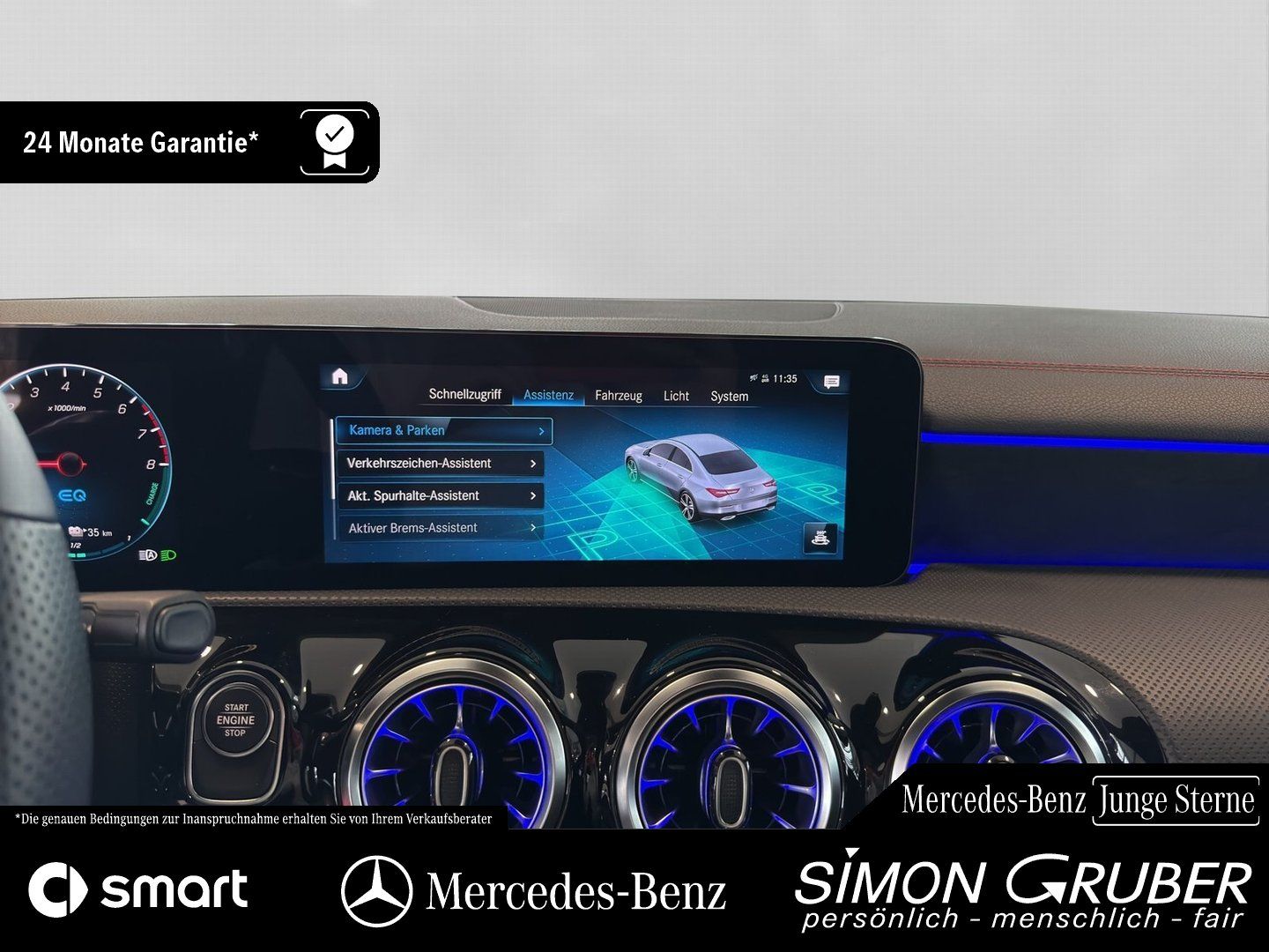 Fahrzeugabbildung Mercedes-Benz CLA 250 e AMG Night Pano Multibeam Ambi Kamera