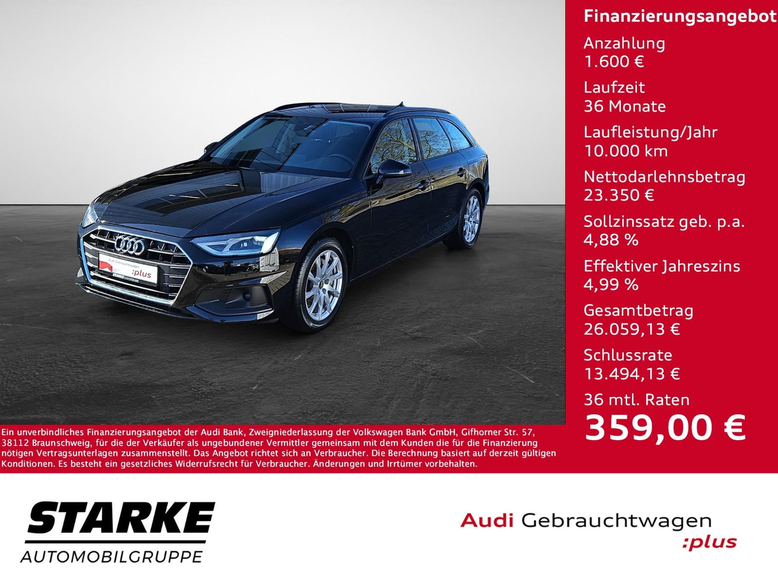 Audi A4 Avant 40 TDI S tronic NaviPlus AHK Kamer SHZ 