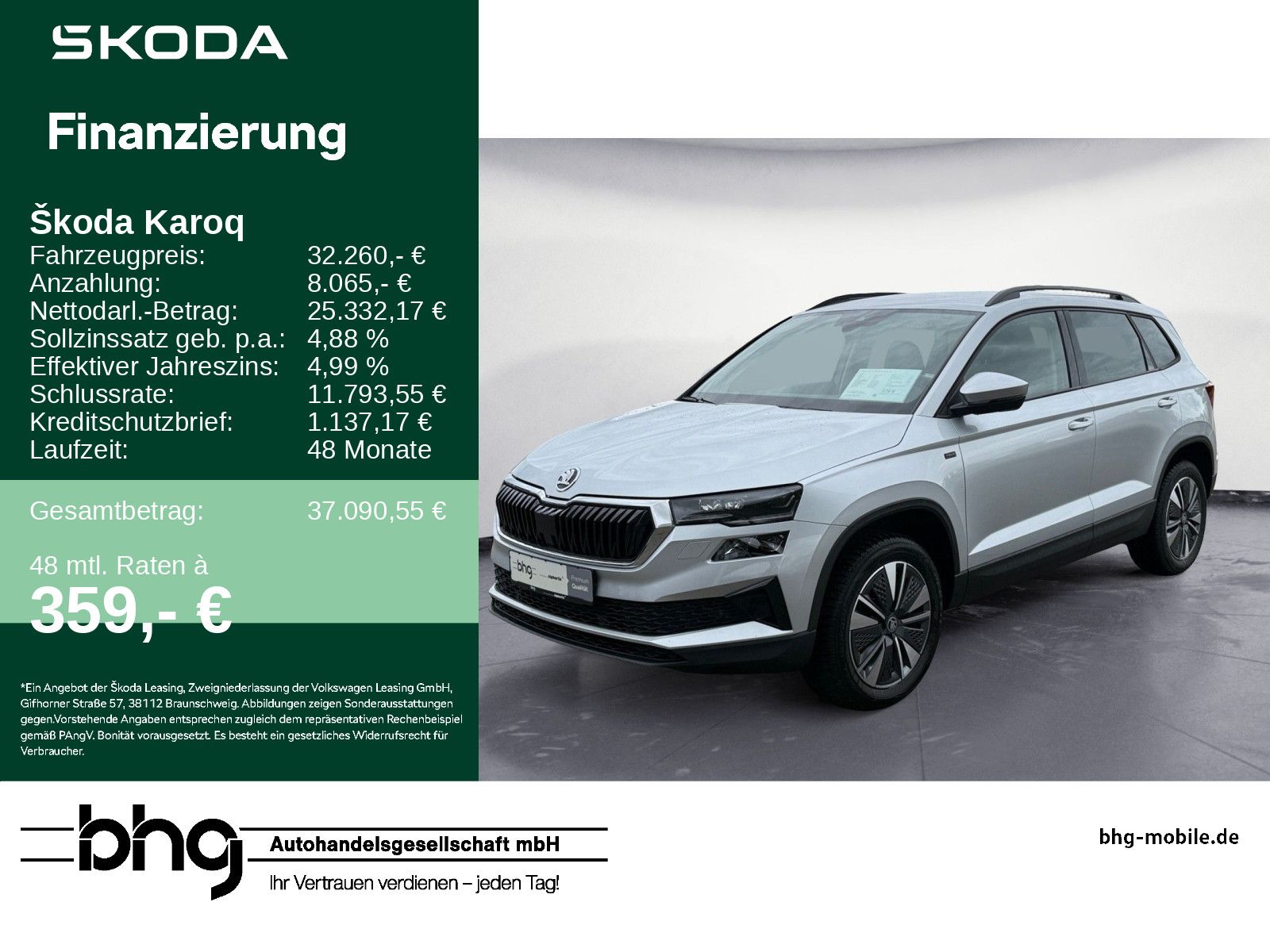 Skoda Karoq 2.0 TDI DSG Selection Tour