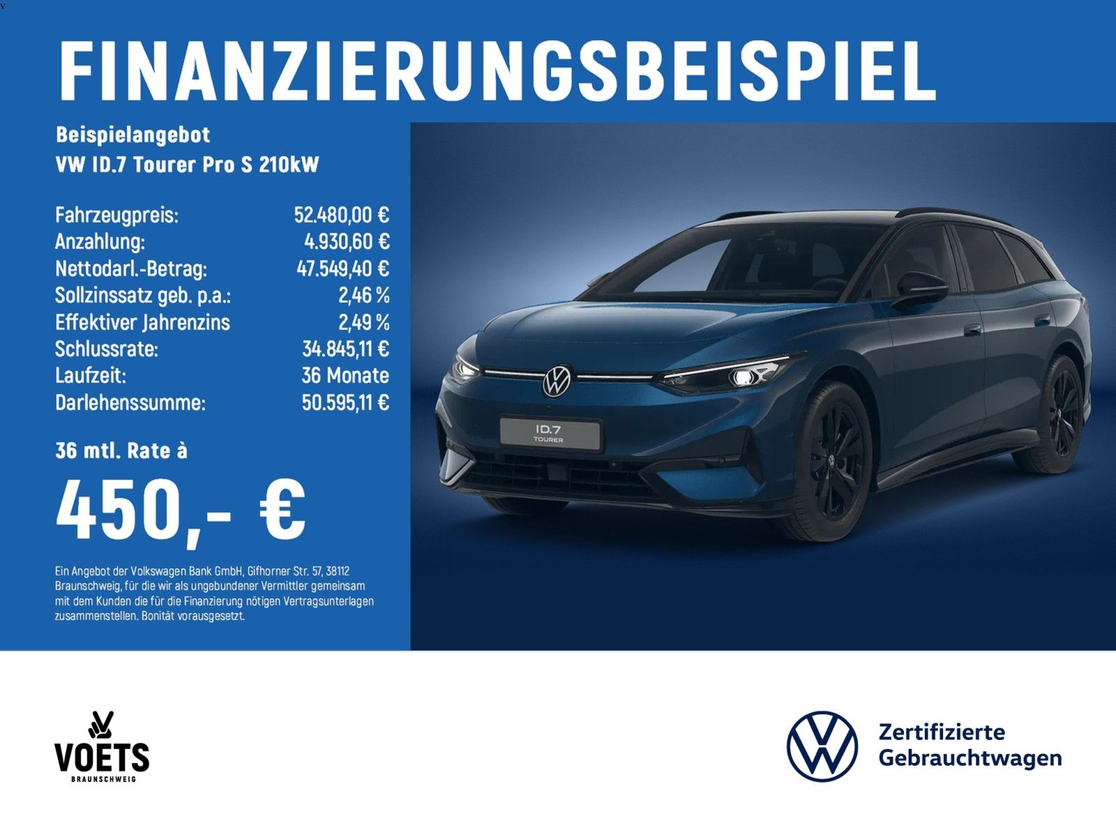 Volkswagen ID.7 Tourer Pro S 210kW LED AHK AreaView foto 1