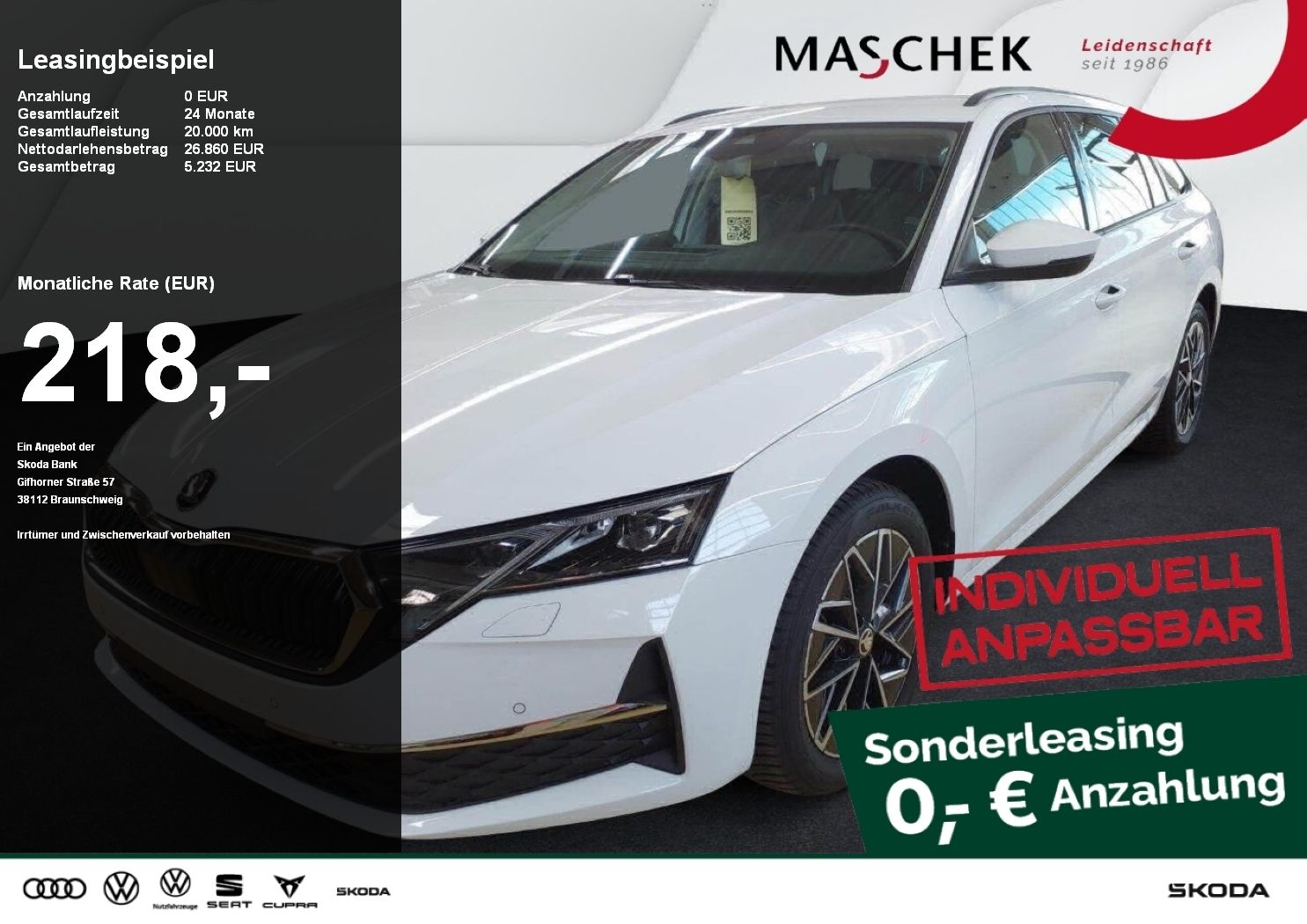 Skoda Octavia Selection 1.5 TSI Matrix SmartLink Navi