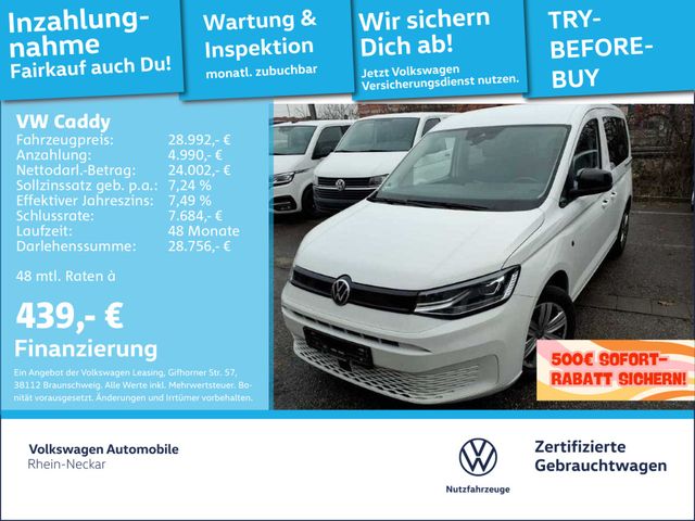 Volkswagen Caddy 1.5 TSI DSG ACC LED PDC App-Connect Kamera