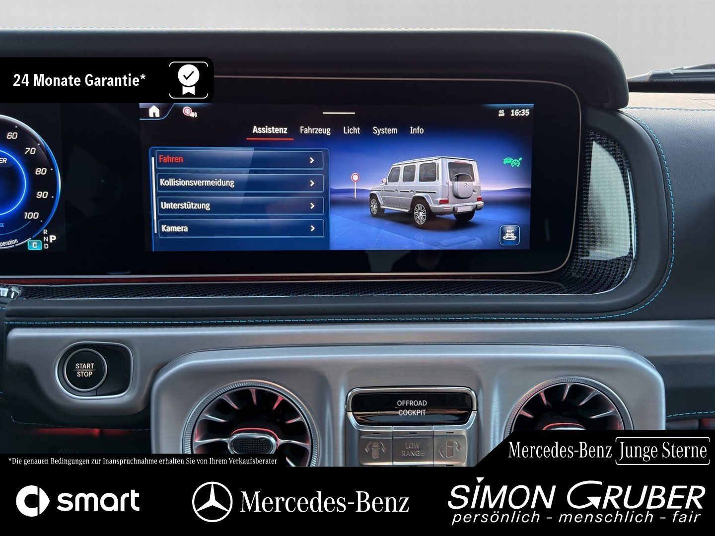 Fahrzeugabbildung Mercedes-Benz G 580 EQ Edition ONE magno opalith Fondentertain