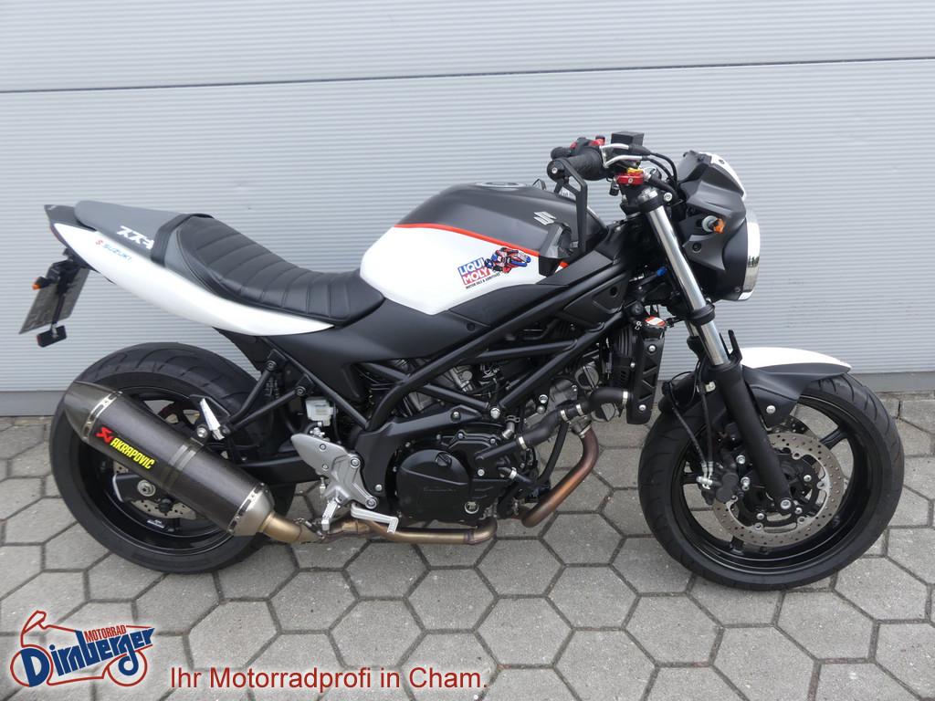 Suzuki SV 650 ABS Akra-Auspuff Tieferlegung +Zubehör