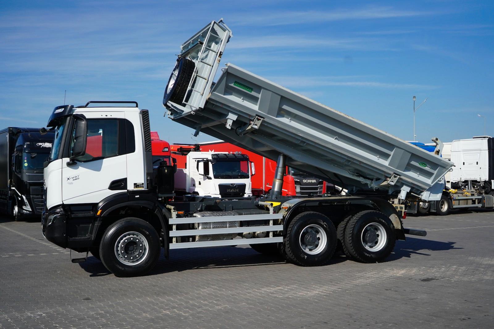 Iveco X - WAY / 480 / E 6 / WYWROTKA / 6 X 4 / 8 000 K