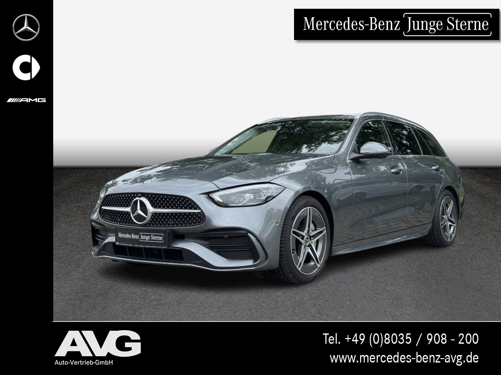 MERCEDES-BENZ C 180 T-Modell AMG MBUX Pano LED RFK Carplay KEY