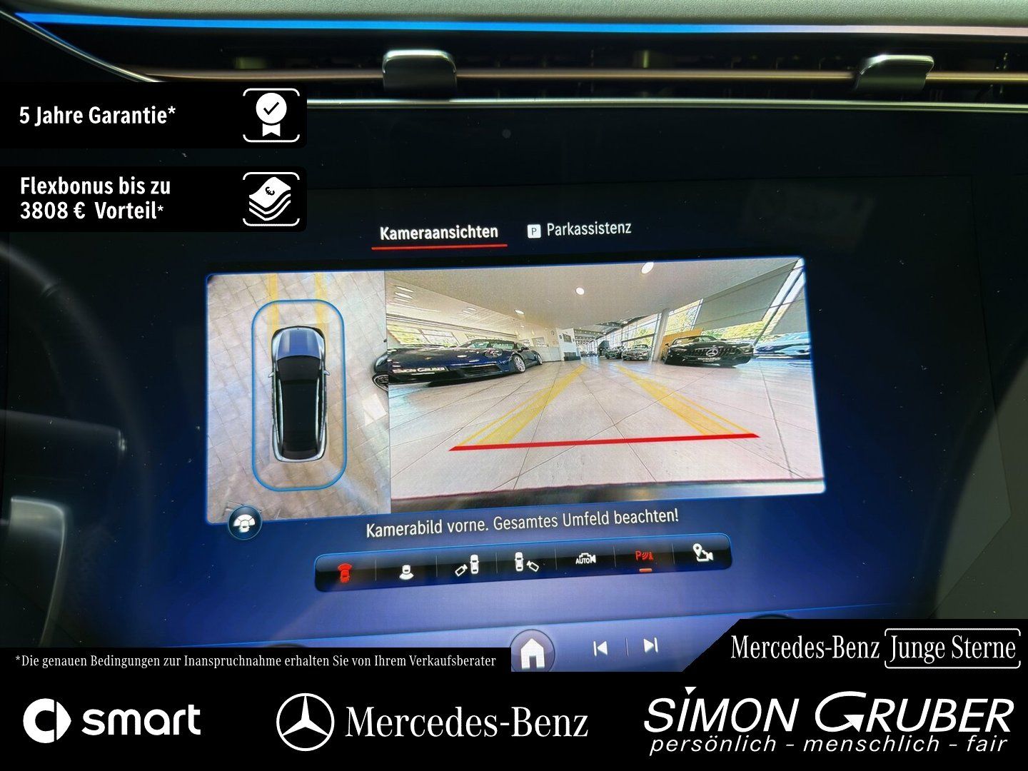 Fahrzeugabbildung Mercedes-Benz EQS 500 4M SUV AMG Hyper Fond-Entertain 7Sitze