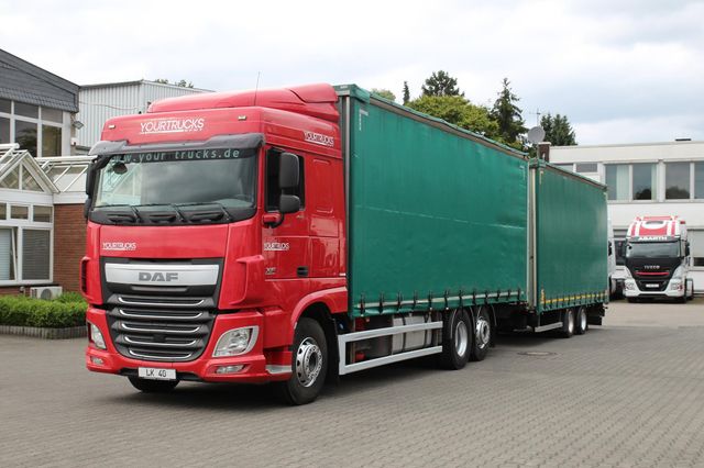 DAF  XF 460 SC 6x2/Jumbo Zug/Retarder/Hubdach/120m³