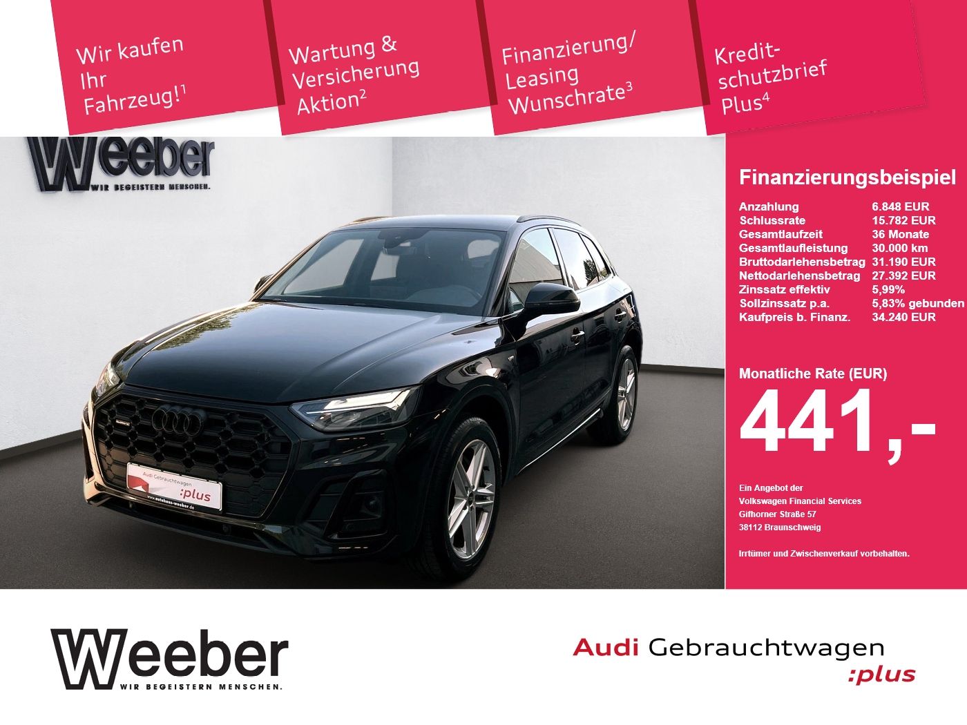 Audi Q5 quattro S line *AHK*BLACKSTYLE*KAMERA*LED*