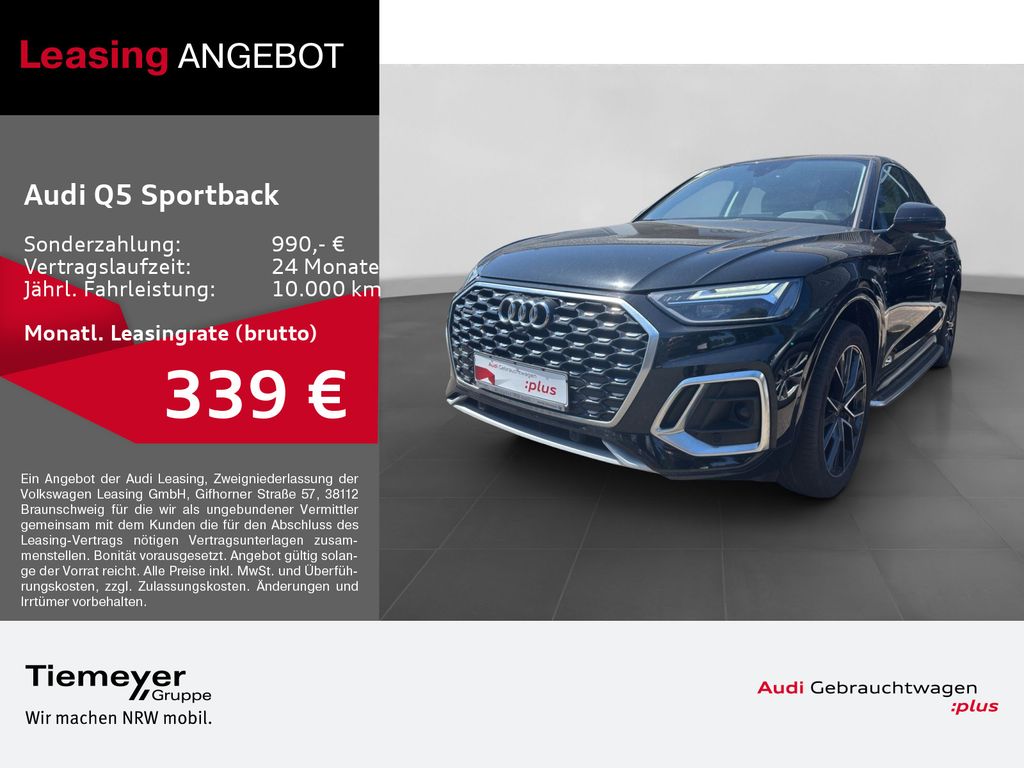 Audi Q5 Sportback 40 TFSI Q S LINE AHK LM20 eSITZE