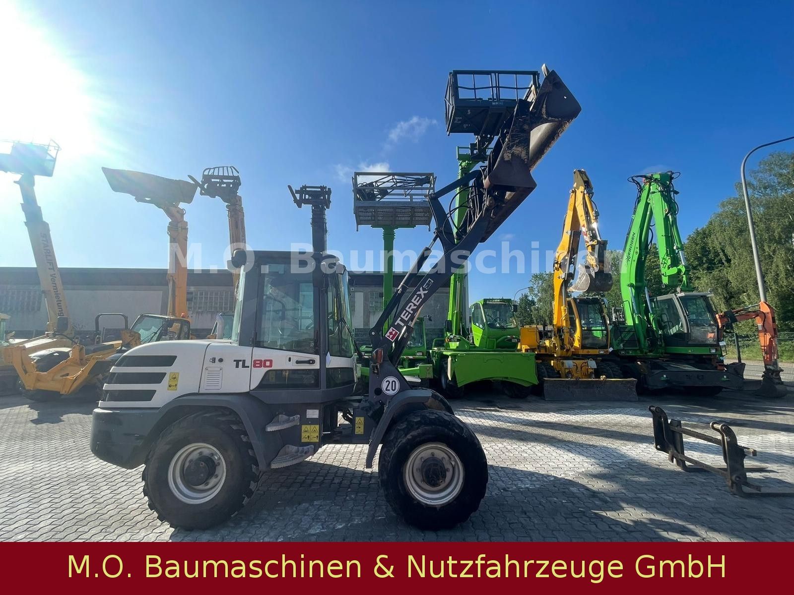 Fahrzeugabbildung Terex TL 80 / Klappschaufel/Palettengabel/SW/2100Bstd
