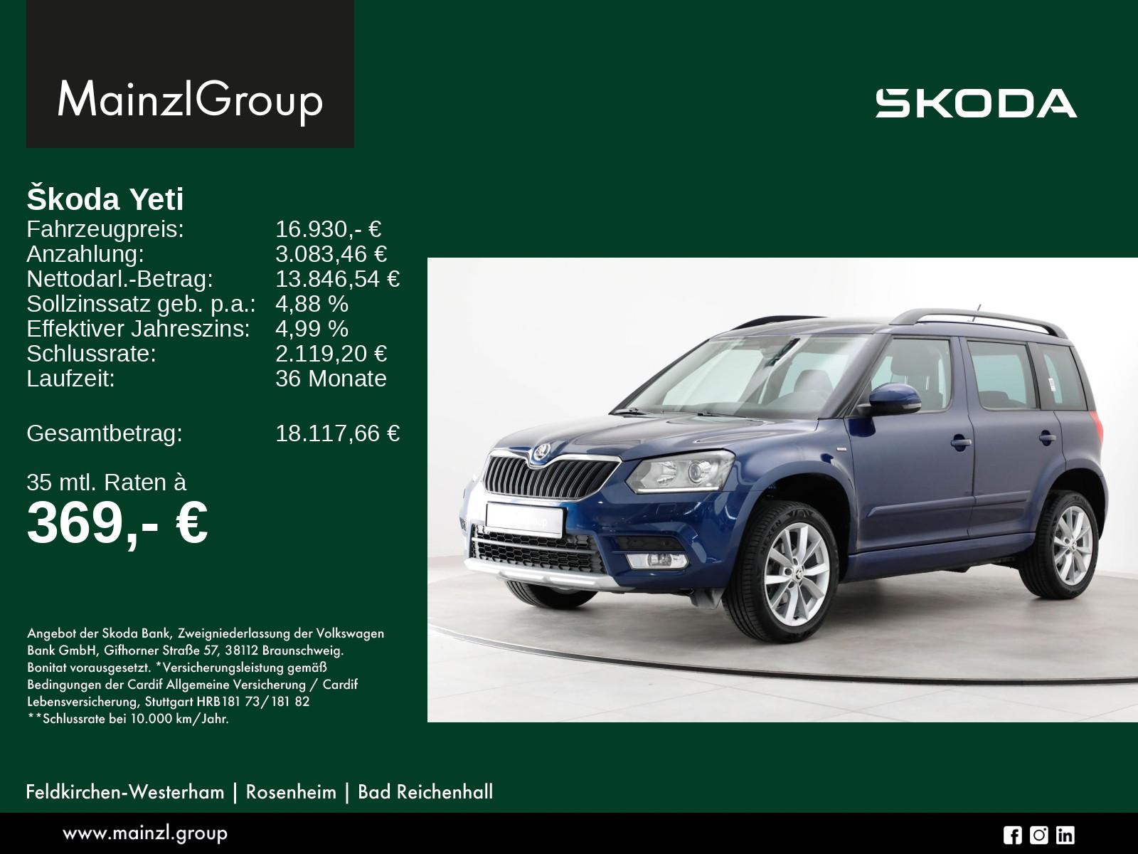 Skoda Yeti 1.2 TSI DSG PDC SHZ Klima Bluetooth