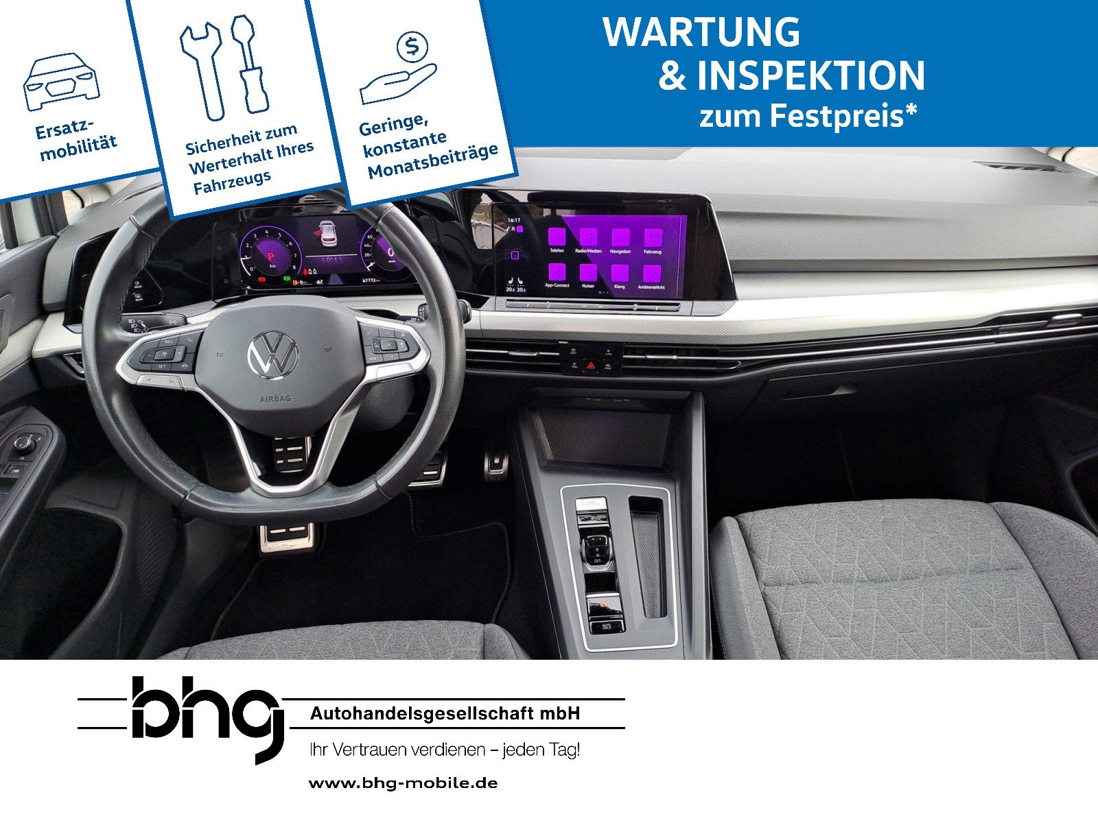 Volkswagen Golf 1.5 eTSI DSG AHK LEDplus DAB+ Sitzheizung, миниатюра 12