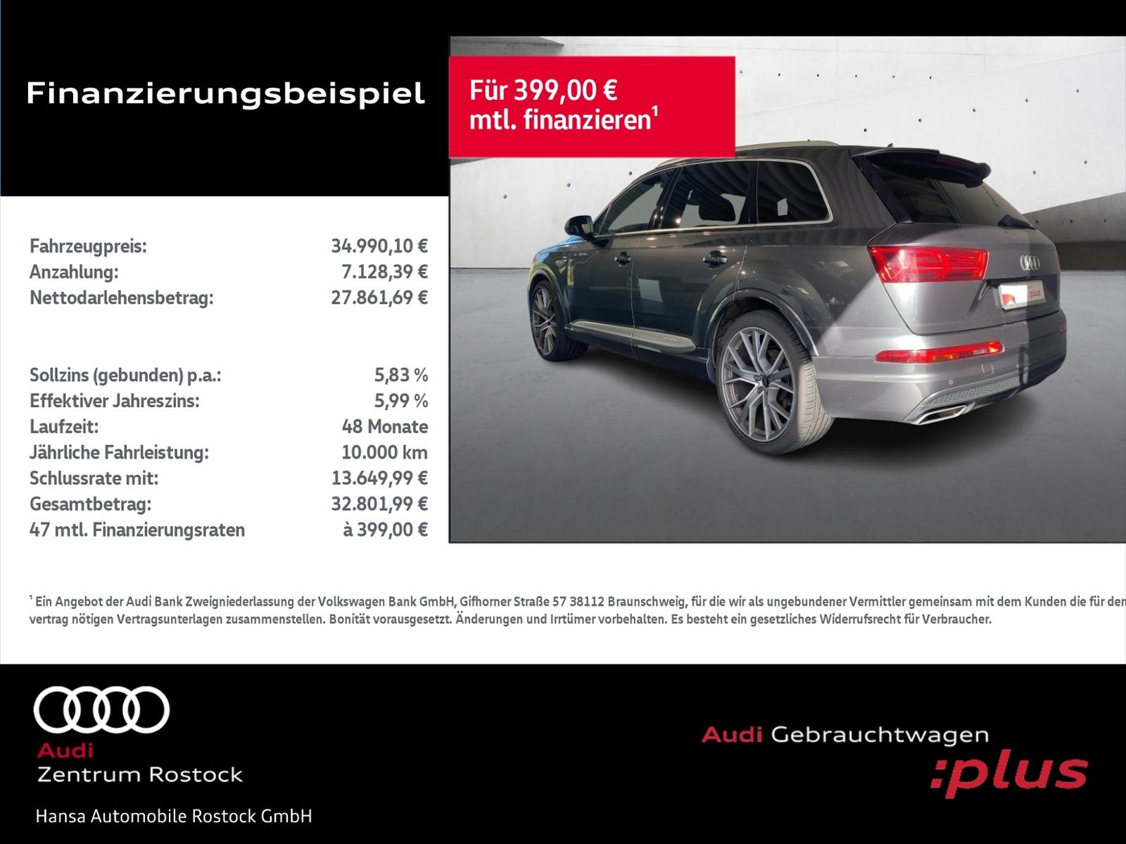Audi Q7 3.0 TDI Quattro S-Line+Navi+Matrix+Ahk+Kamera