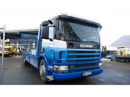 Scania B4XS Baumaschinentransporter - Abschleppwagen -