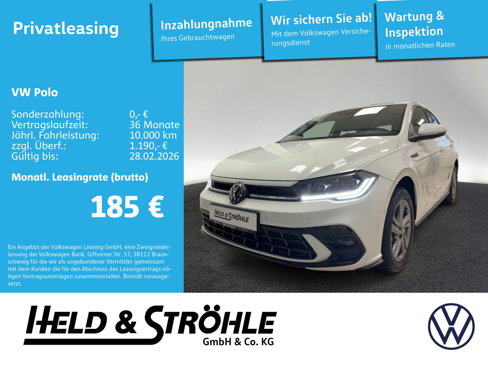 Volkswagen Polo R-Line 1.0TSI RFK Park&Comfort IQ-Drive