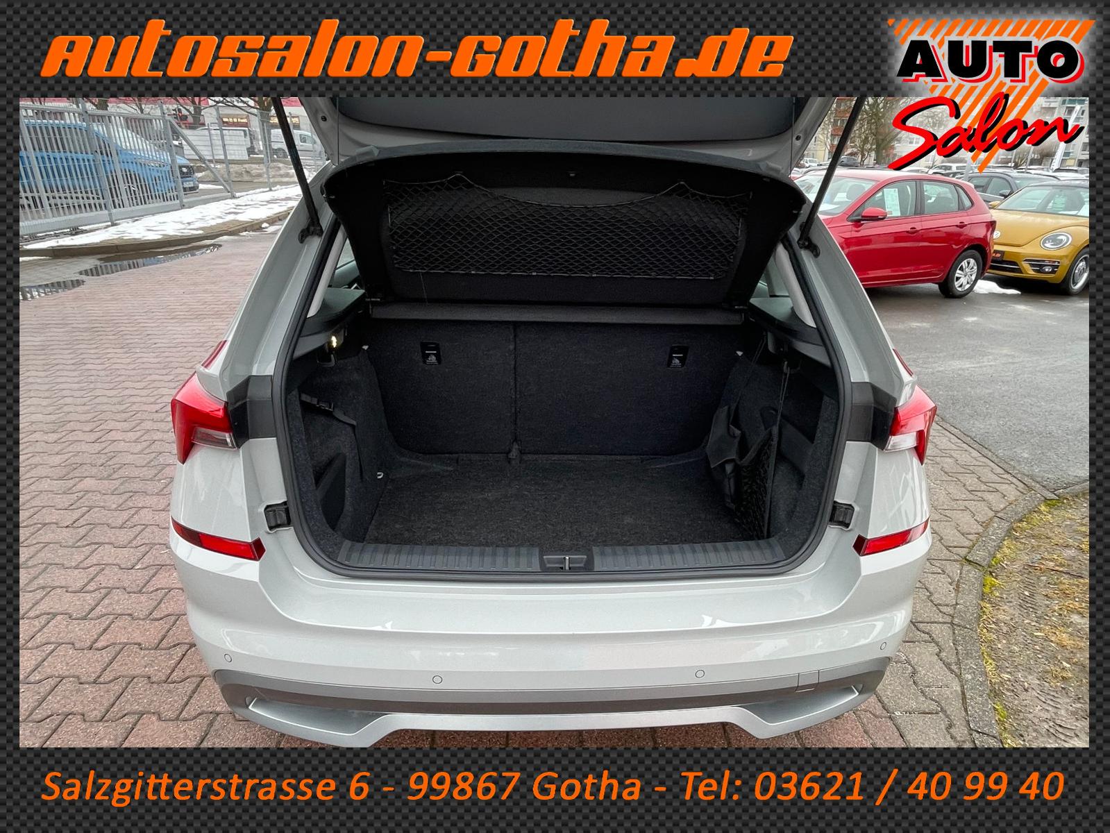 Skoda Kamiq TSI Style Stahlgrau LED+APP LANE SHZ SHEFT, миниатюра 10