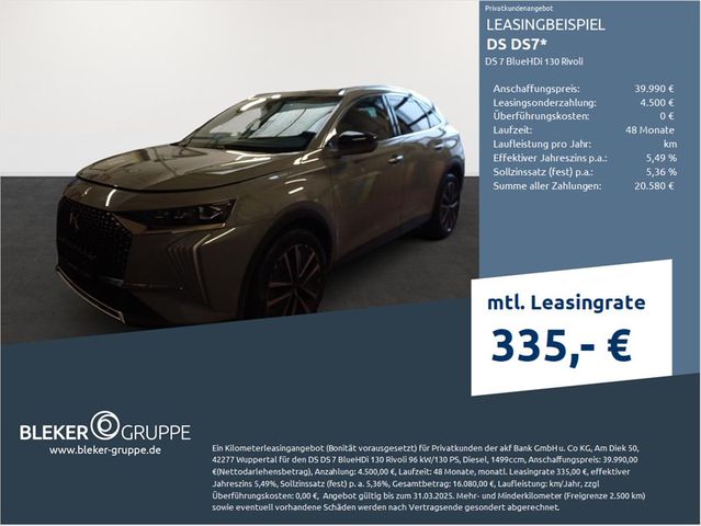 DS Automobiles DS7 DS 7 BlueHDi 130 Rivoli