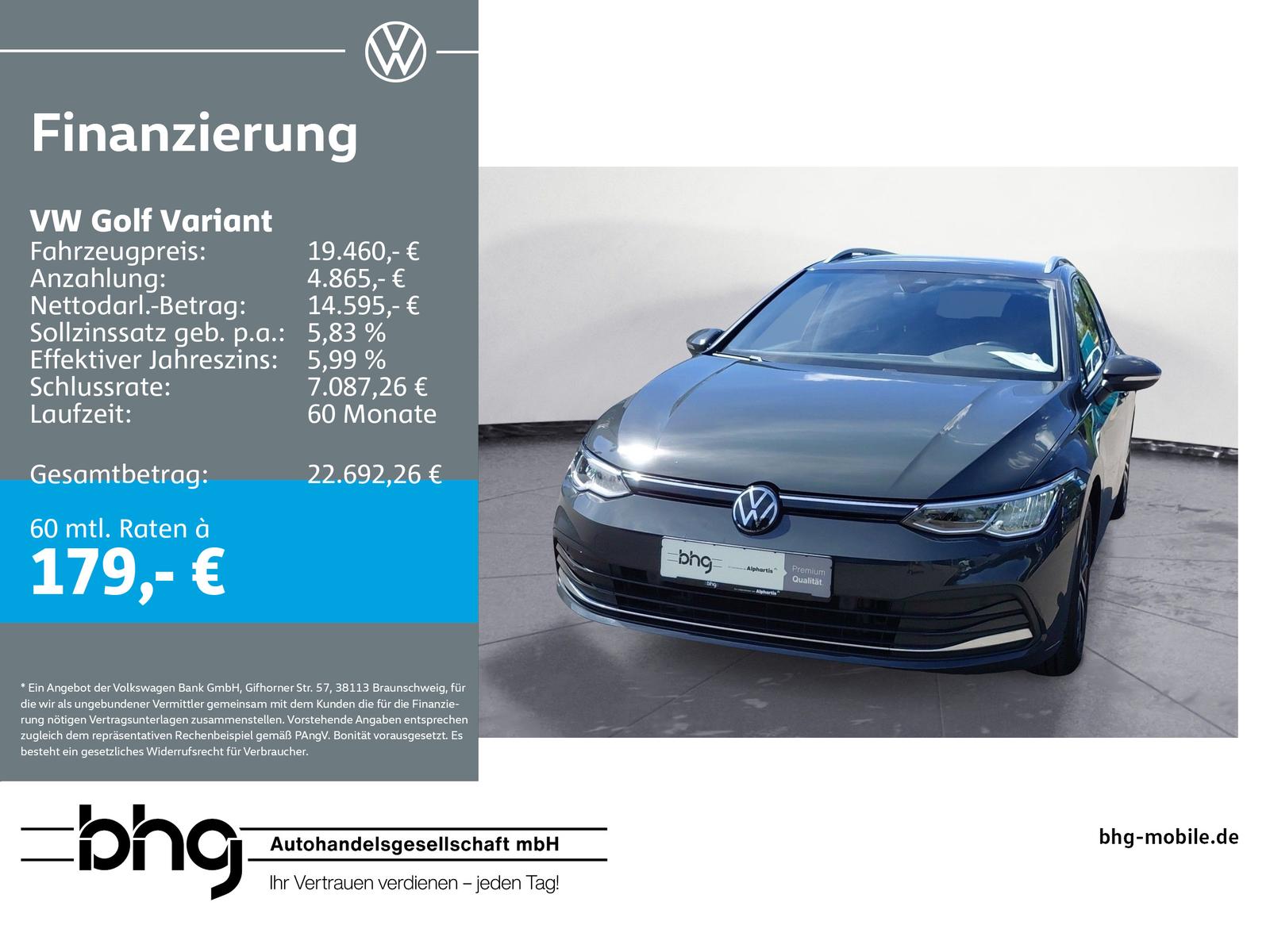 Volkswagen Golf Variant Life 1,0 TSI OPF 6-G