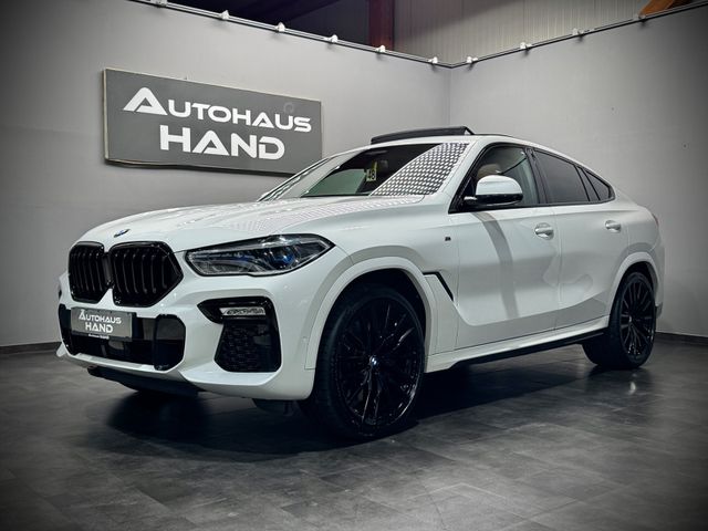 BMW X6 M50i*XDrive*P Dach*LED*AHK*Carbon*Leder Braun