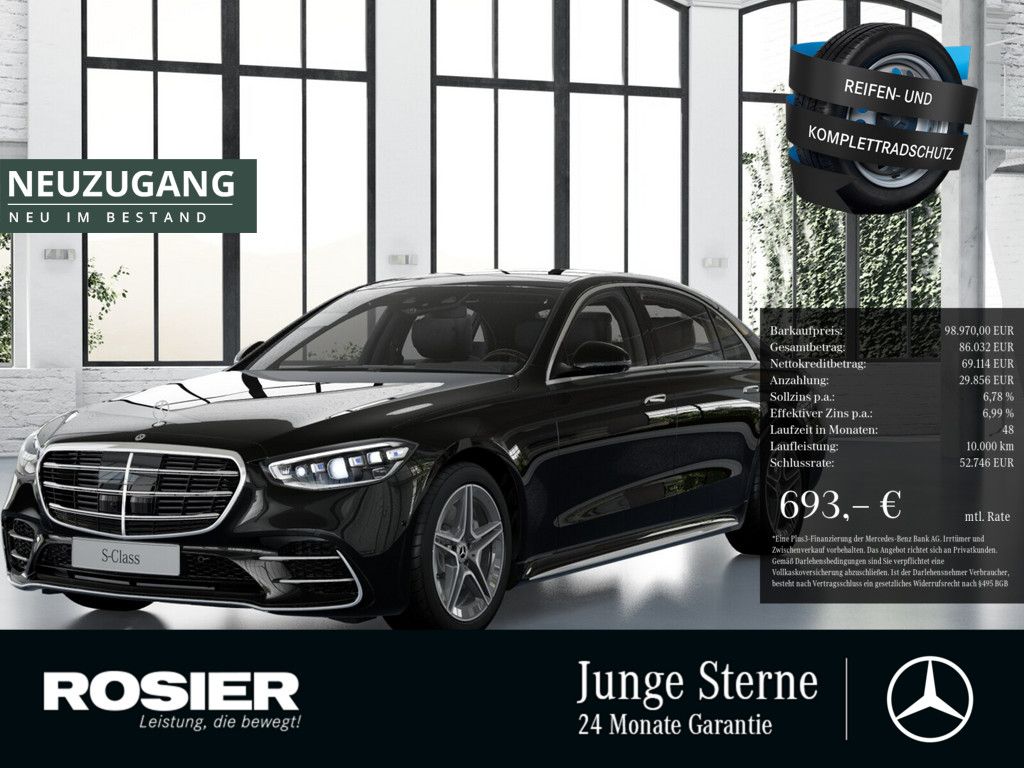 MERCEDES-BENZ S 350 d 4M L AMG Sport PANO HUD LED 360° NAVI BT