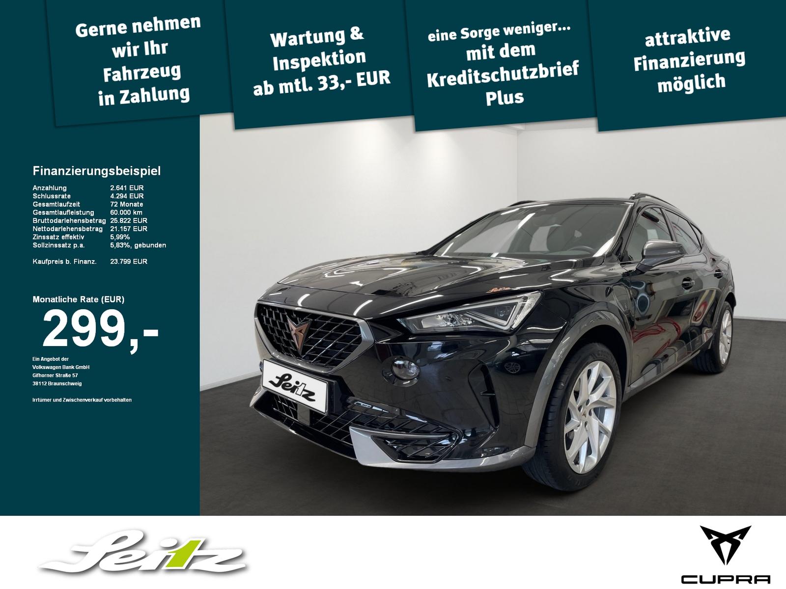 Cupra Formentor 1.4 TSI e-Hybrid *LED*NAVI*PARKSENSOR*