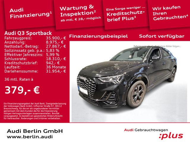 Audi Q3 Sportback TFSI e S line S tr. PANO ALCANT 360