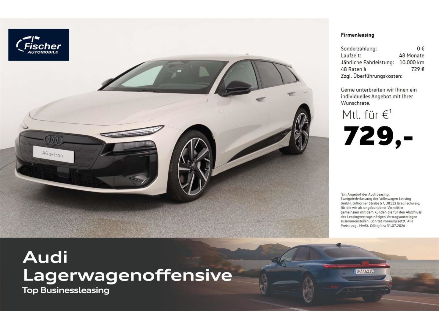 Audi A6 e-tron Avant S line business