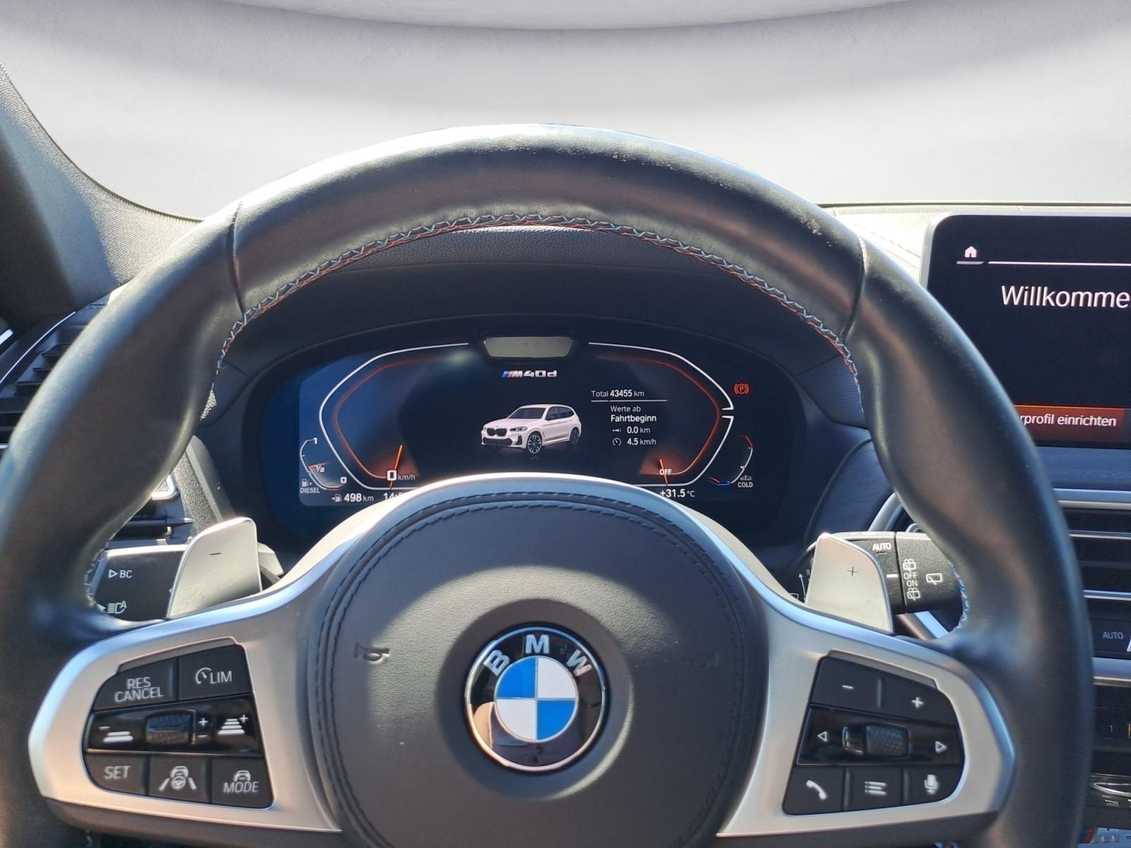BMW X3 M40d AT Standheiz. Panorama AHK Head up Laser