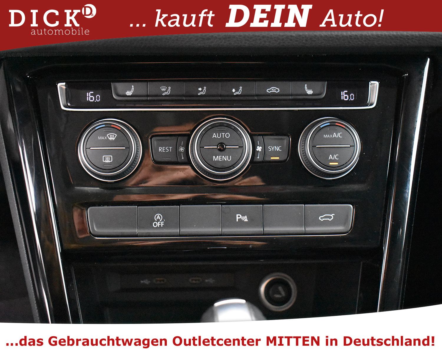 VW Touran 2.0d Highl NAV+LED+KAM+ACC+AHK+MASSAG+18" - Image 18