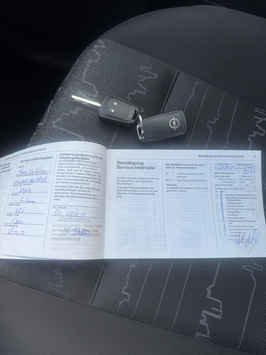 Opel Meriva B Edition S-Heft Inspection Neu
