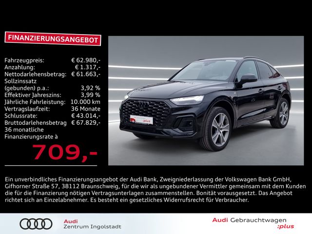 Audi Q5 Sportback 55 TFSI e qu 2x S line MATRIX AHK