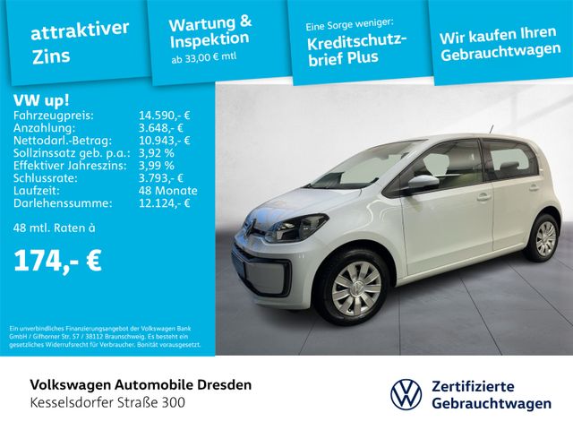 Volkswagen e-up! Bluetooth DAB Rückfahrkamera