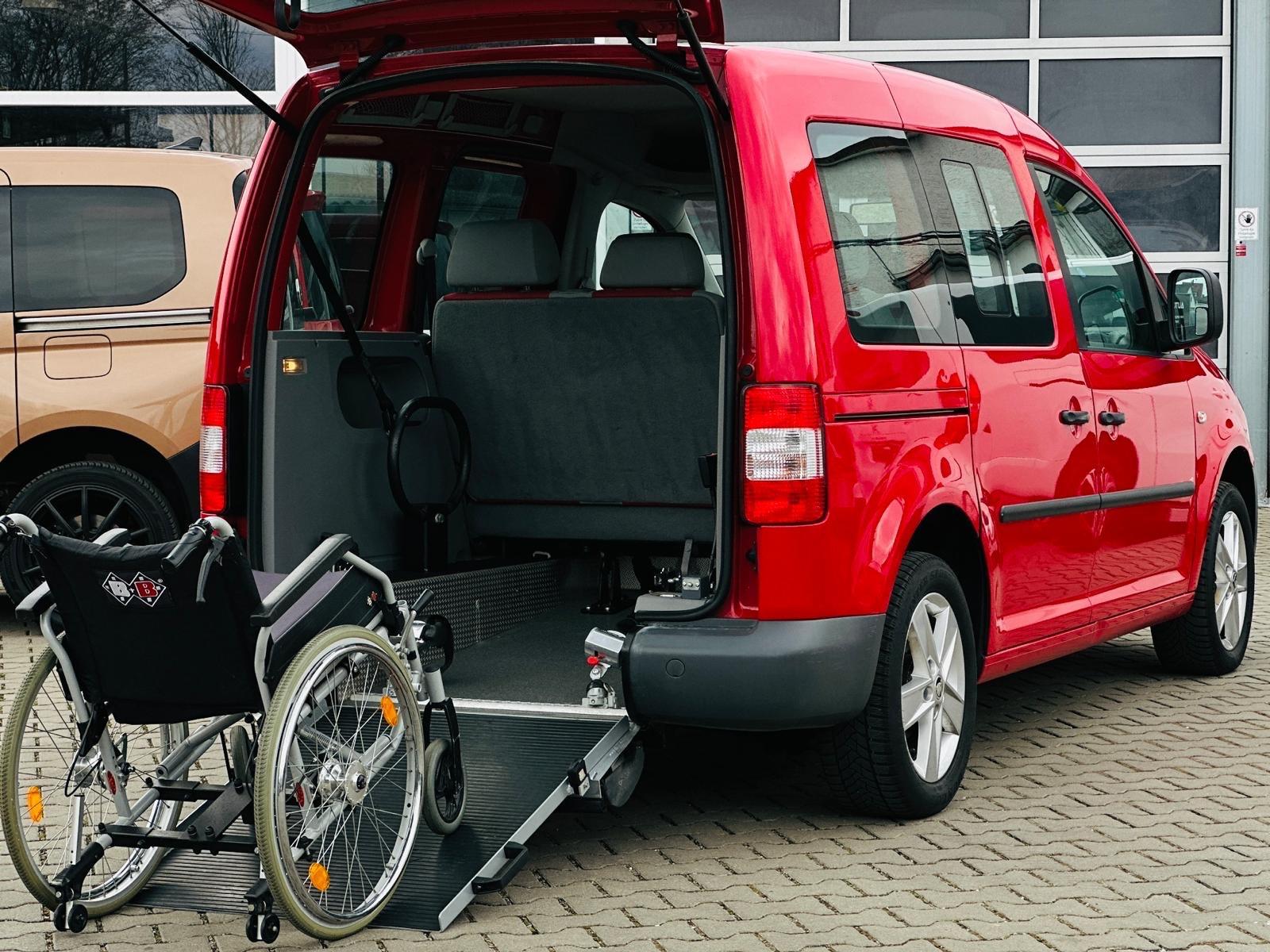 Volkswagen Caddy-DSG-Behindertengerecht-Rampe