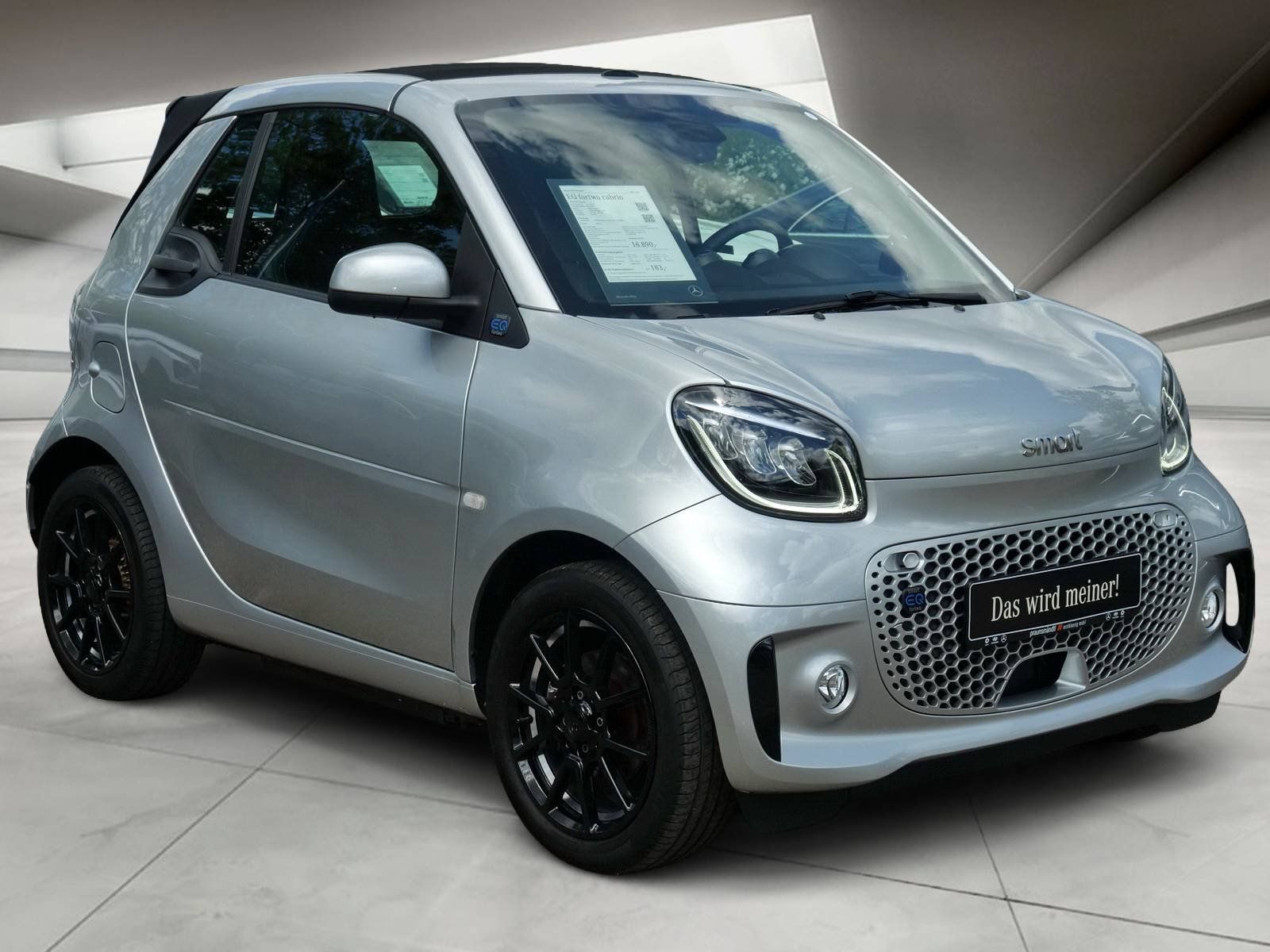 Smart EQ fortwo cabrio prime+JBL-Sound+22KW+LED+16"LM imagem 3