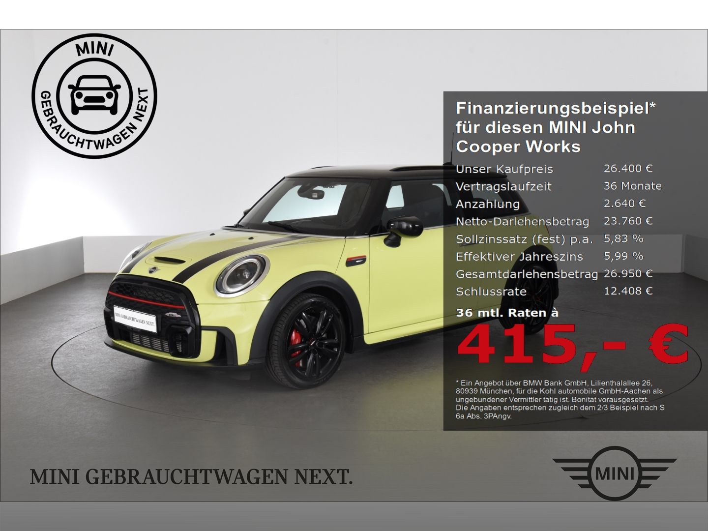 MINI John Cooper Works Classic Trim Klimaautomatik Si