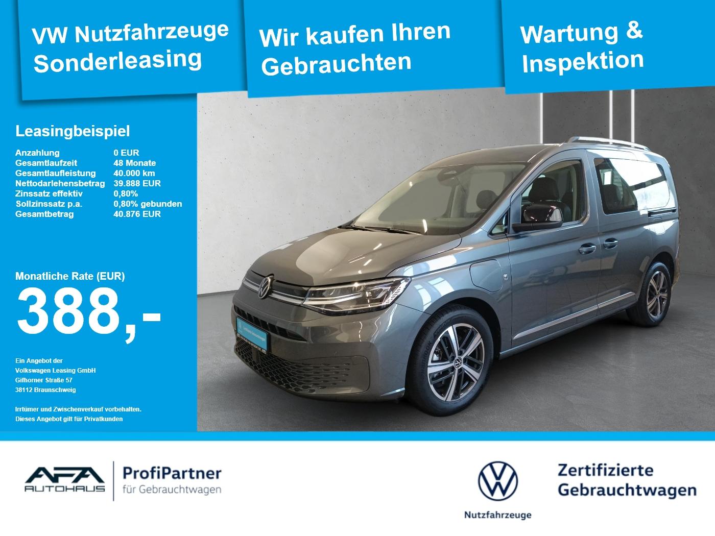 Volkswagen Caddy 1.5 TSI eHybrid STYLE DSG LED*Navi*AHK*RFK