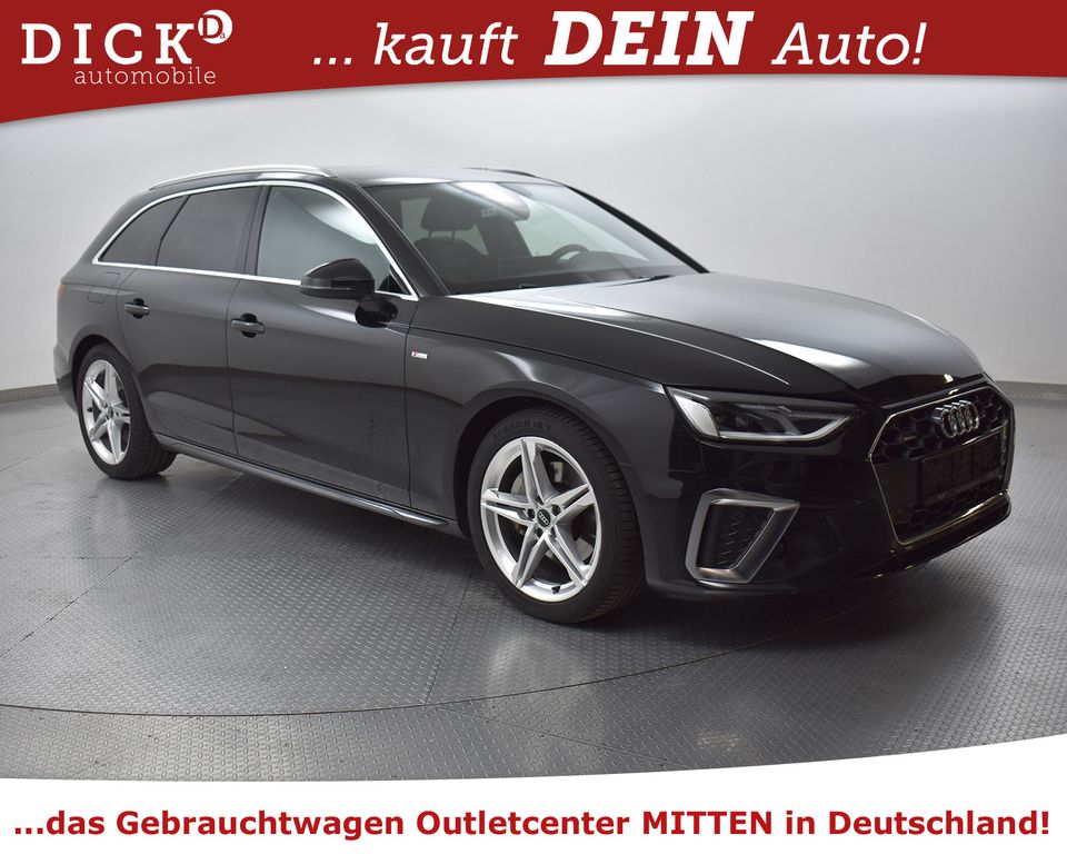 Audi A4 Av 40d Quatt 2X S LINE+NAVI+B&O+LED+KAMER+SHZ