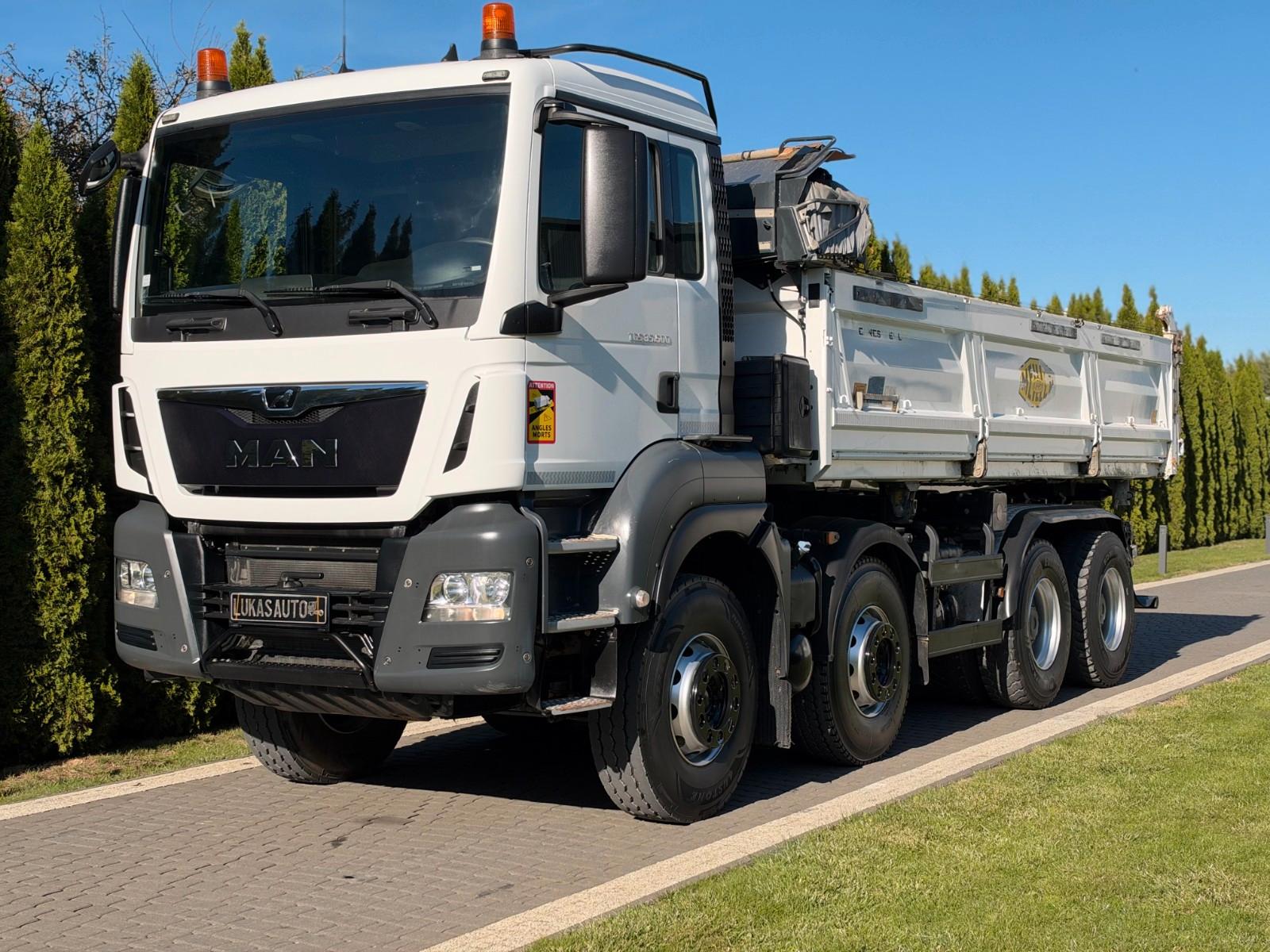 MAN TGS 35.500 TIPPER RETARDER MEILLER