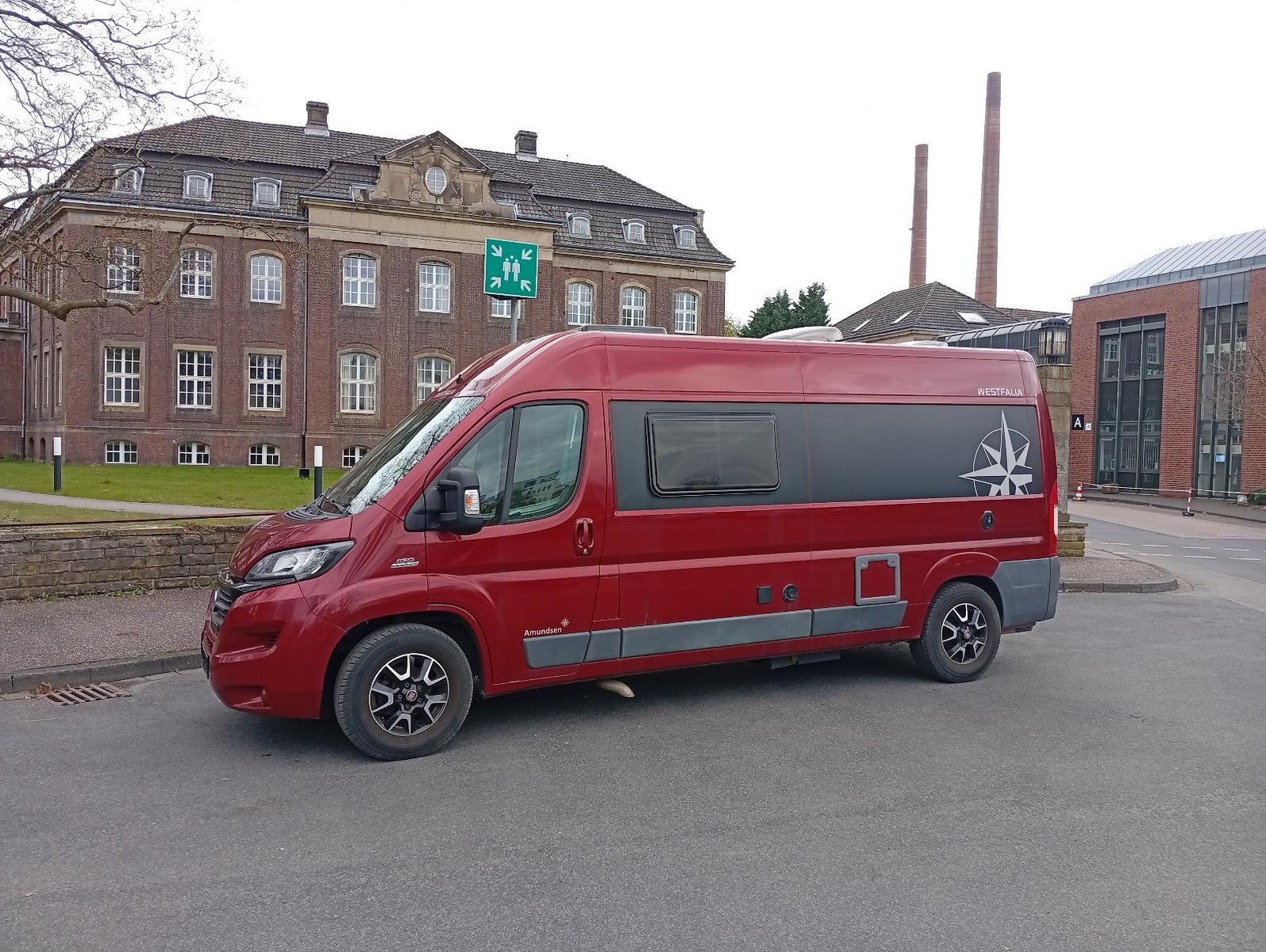 Westfalia Columbus,Amudsen,AlkoMotorradbühne,schwenkbar1.H
